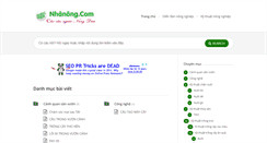 Desktop Screenshot of nhanong.com